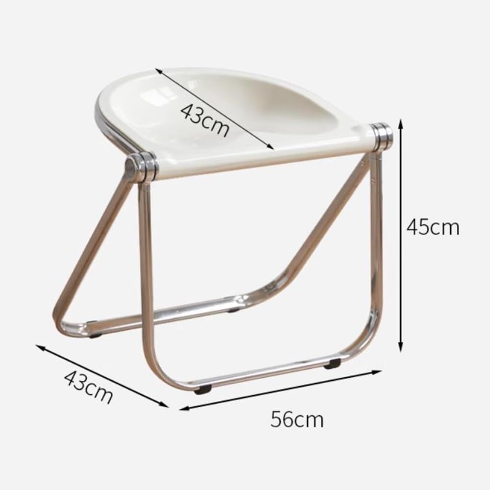 Clear Portable Folding Stool M51521
