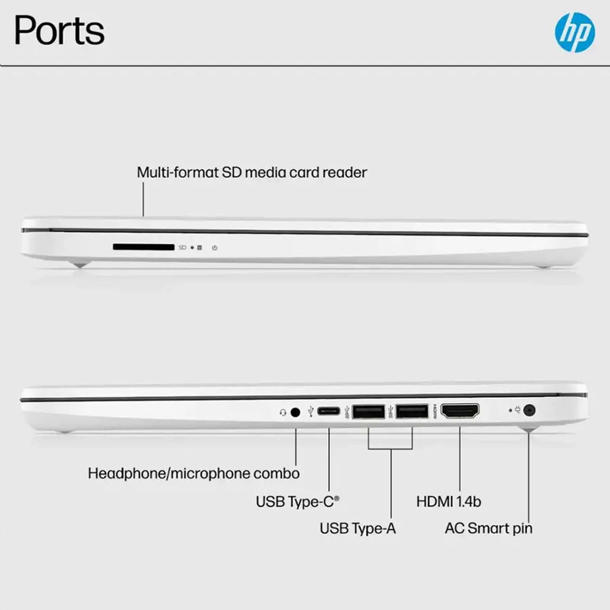 14 Inch Laptop, Intel Celeron N4500, 4GB RAM, 128GB Storage, Windows 11 S, Snowflake White E9515