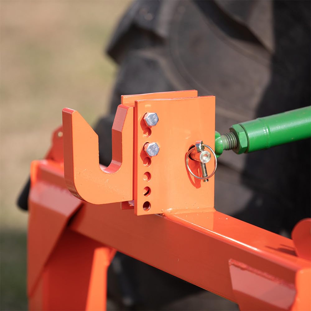 3 Point Quick Hitch Category 1 Tractor 3000 LB Lifting Capacity Orange D997