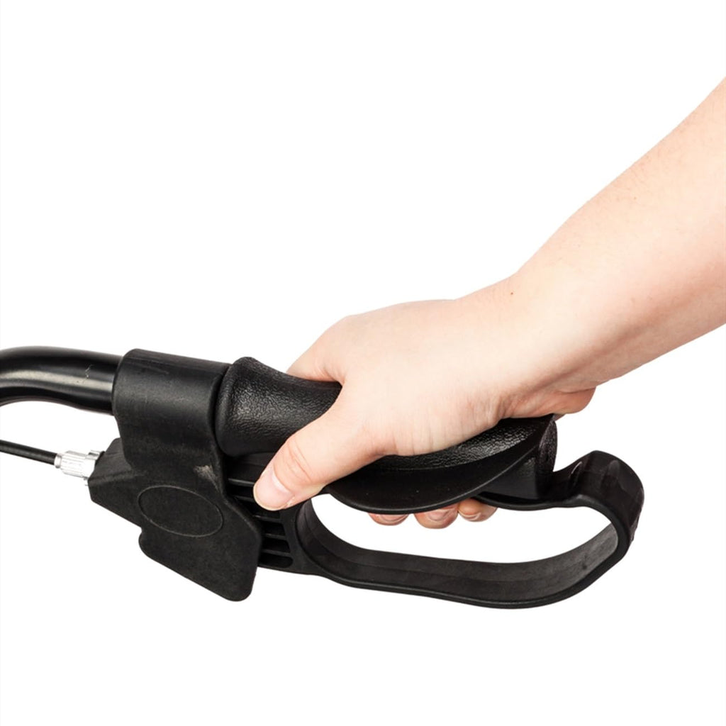 Foldable Rollator Walker with Seat & Wheels, Height Adjustable, 286lbs Weight Capacity, Red J2401