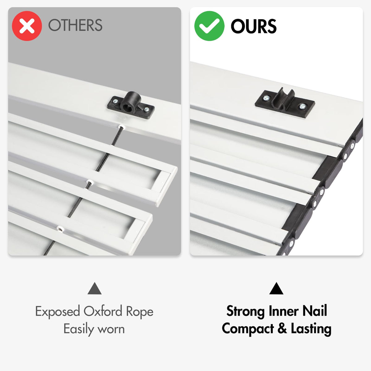 Lightweight Aluminum Folding Table Q487