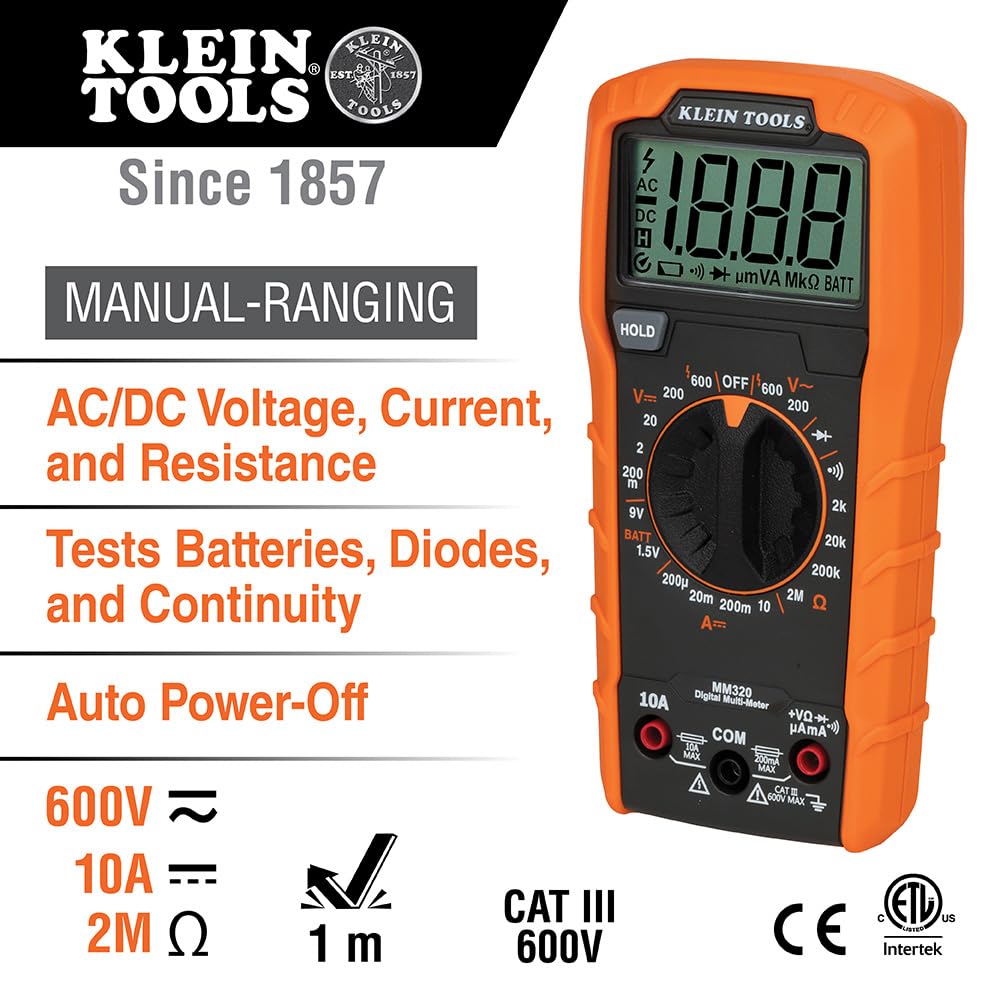 Digital Multimeter Electrical Test Kit with Carrying Case H210077