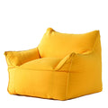 Bean Bag Chair Stuffed Animal Storage Yellow I12090