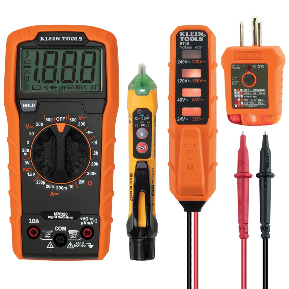 Digital Multimeter Electrical Test Kit with Carrying Case H210077