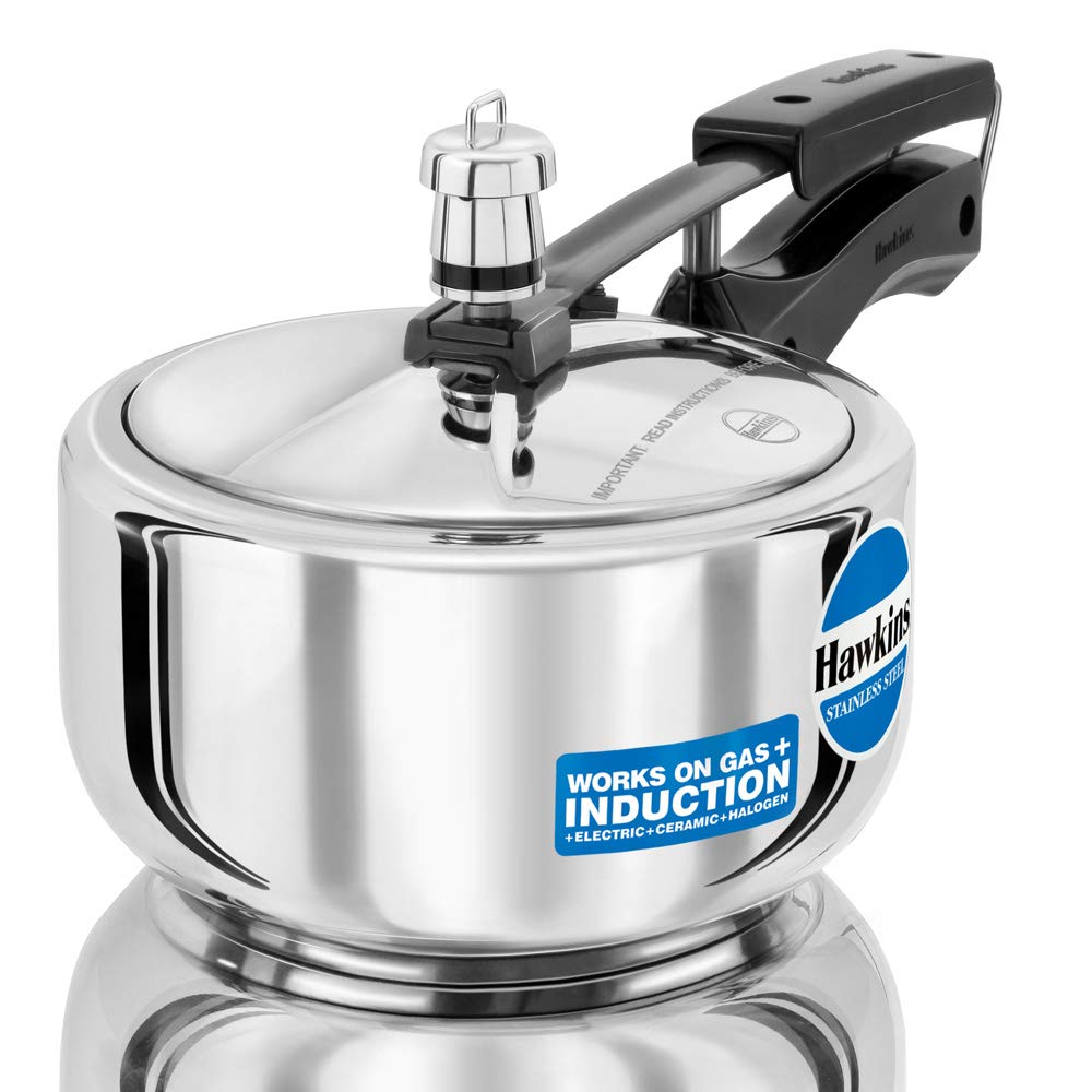 2 Litre Silver Pressure Cooker L555673
