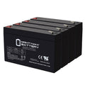 6V 9Ah AGM F2 Terminal Battery 4 Pack B36937