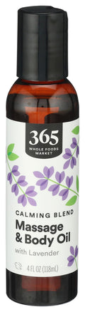 Massage & Body Oil with Lavender, 4 Fl Oz Z41714