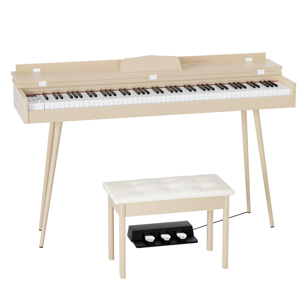 88-Key Weighted Digital Piano with 3-Pedal and Stand I8119