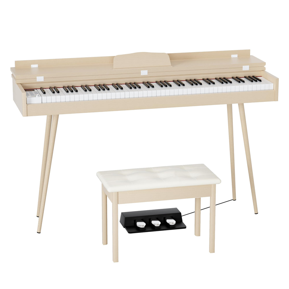 88-Key Weighted Digital Piano with 3-Pedal and Stand I8119
