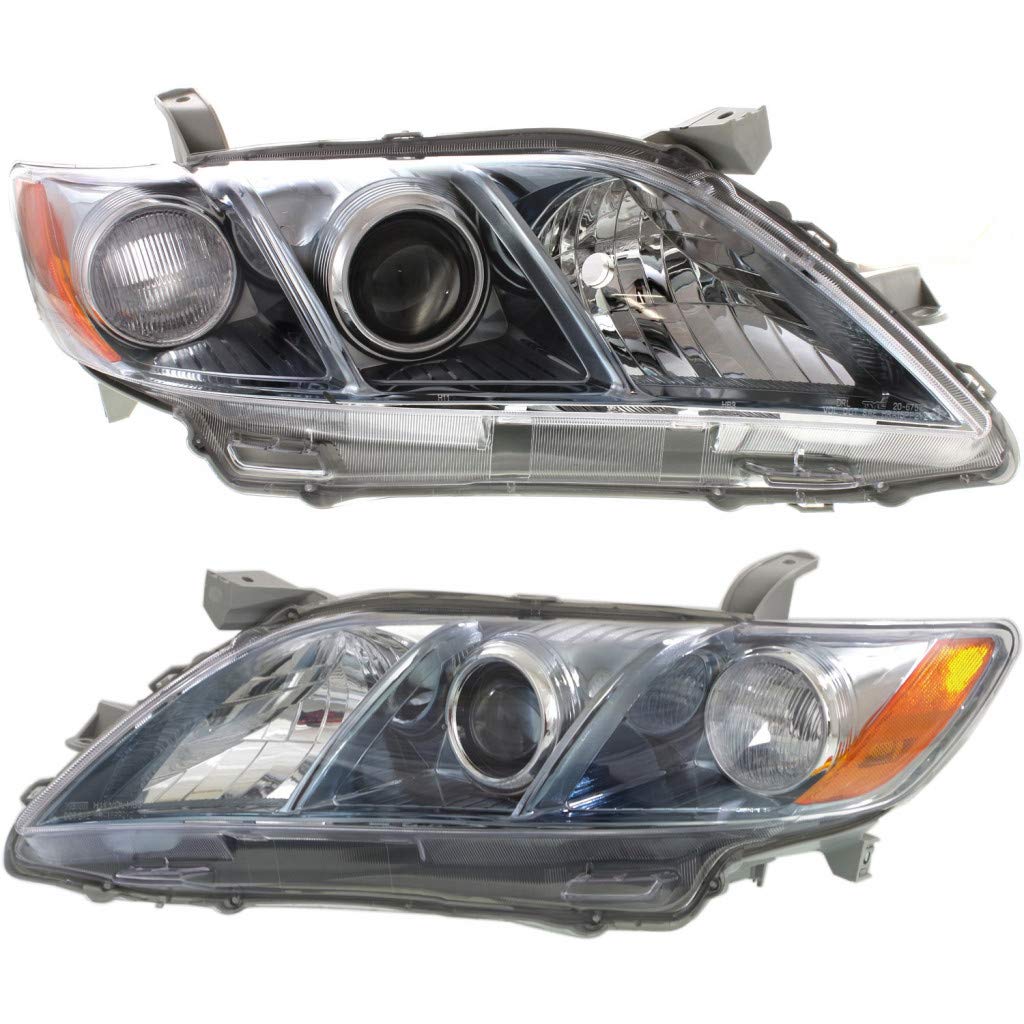 Toyota Camry Headlight Assembly Pair Driver and Passenger Side DOT Certified V823091