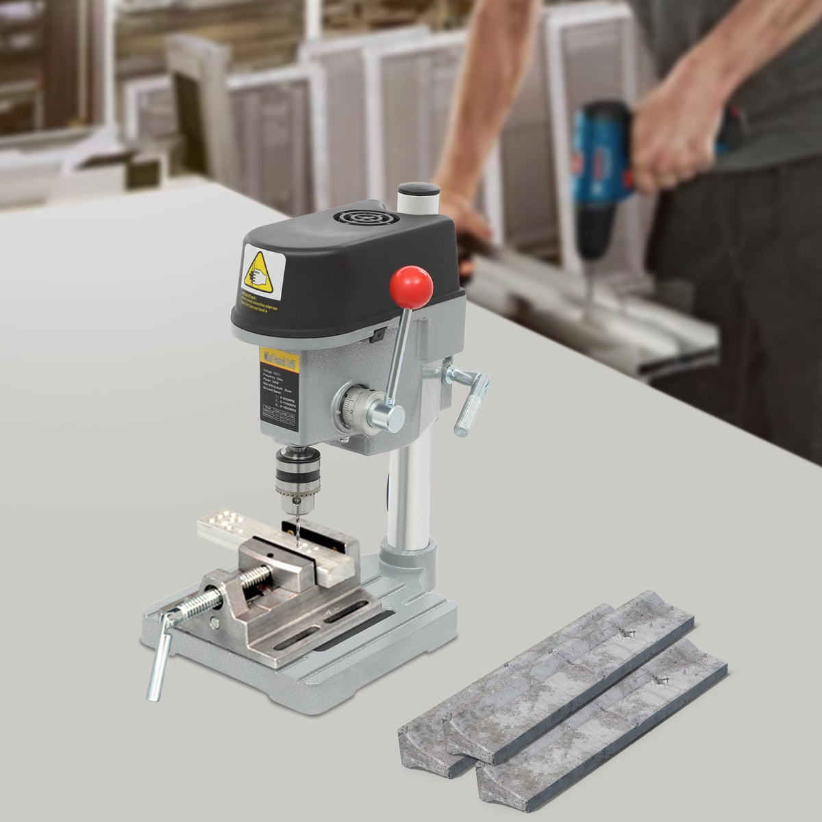 Mini Portable Corded Benchtop Drill Press M72579