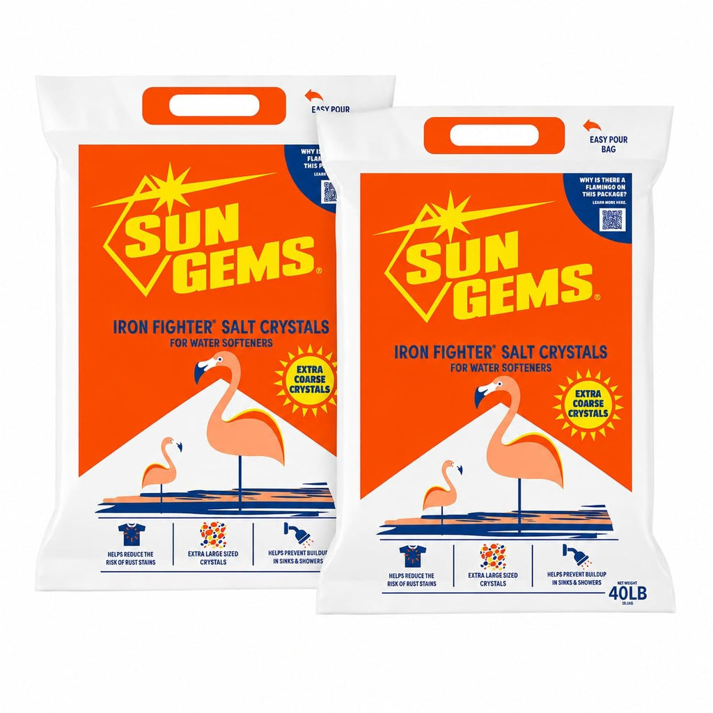 Water Softener Salt Crystals 40 lb 2 Pack G16731