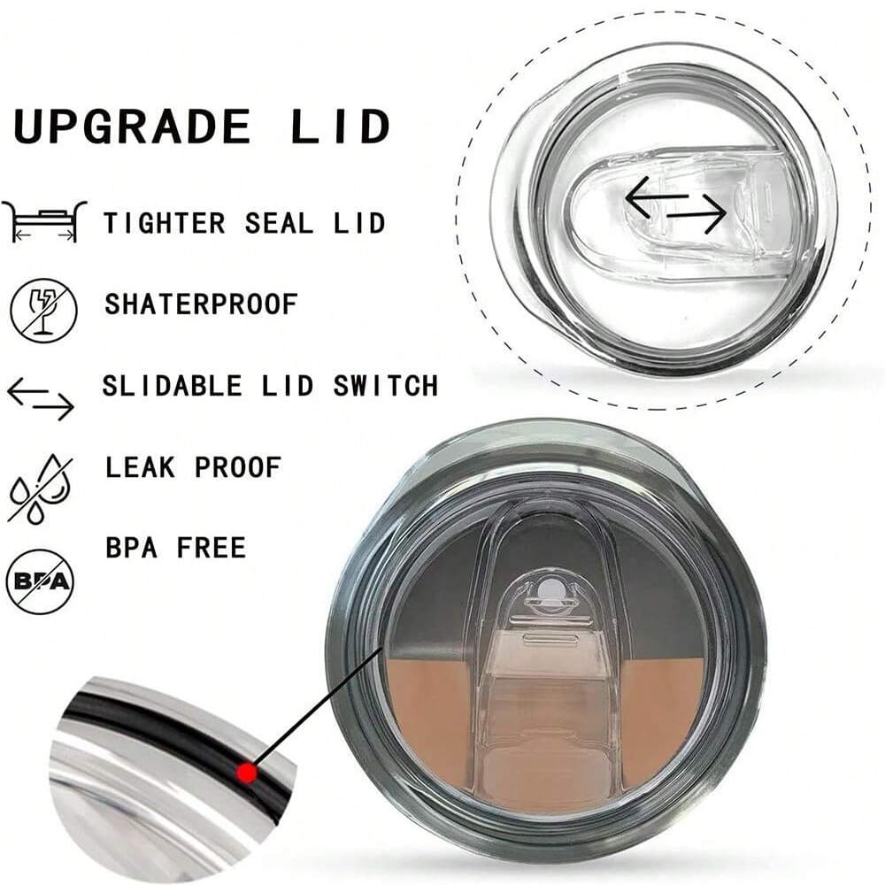 20oz Stainless Steel Insulated Tumbler with Lid & Straw V25642