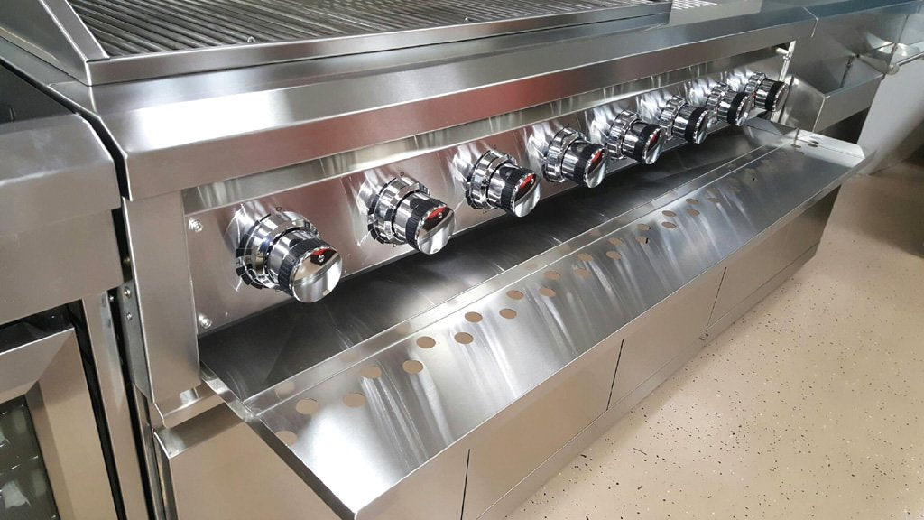 304 Stainless Steel 8 Burner Propane/Natural Gas BBQ Grill with Cover X297352