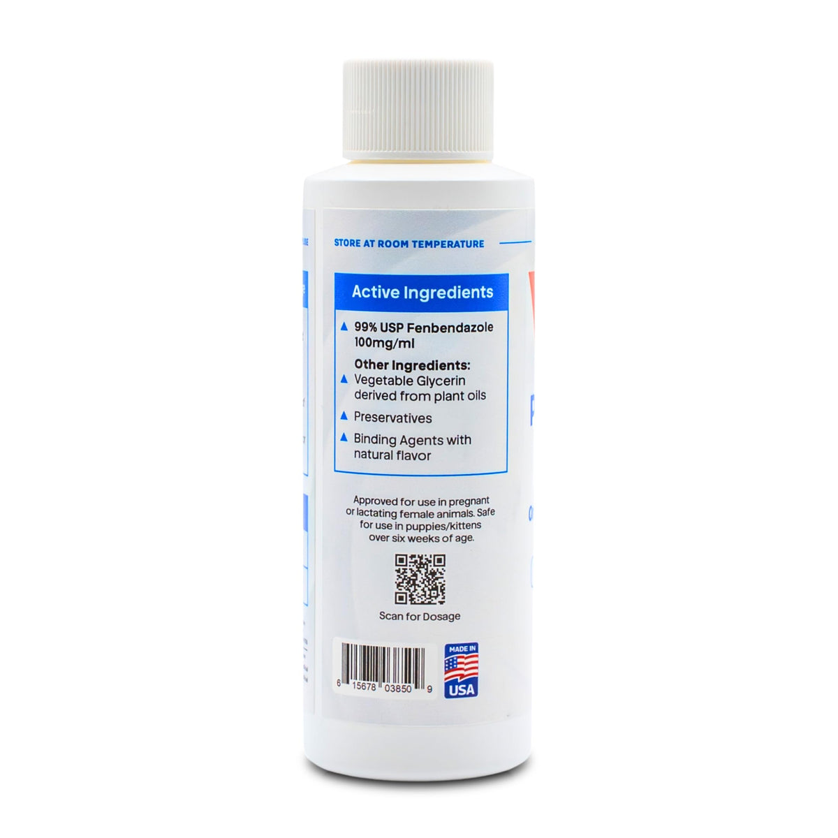 Broad-Spectrum Oral Suspension 10% for Dogs and Cats 120ML/4.1oz Bacon Flavor R203