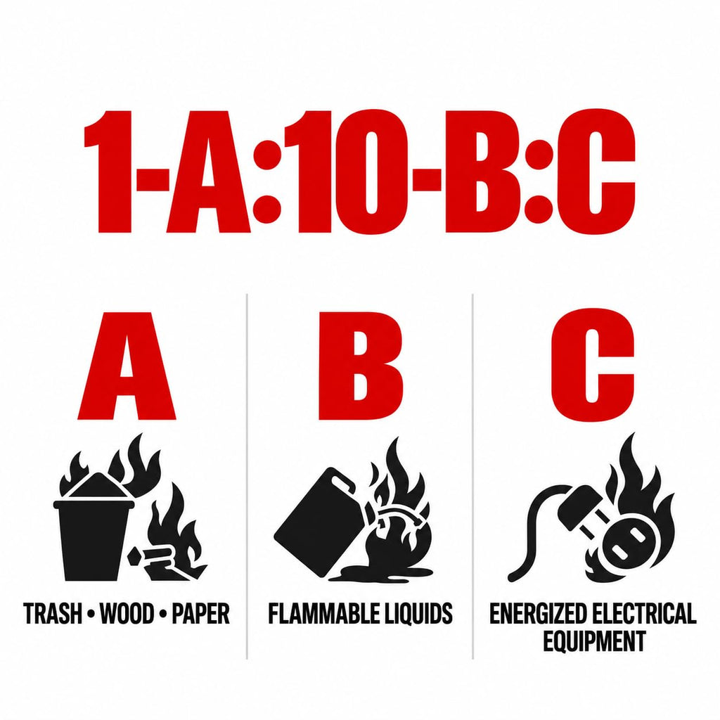 2.5 lb ABC Dry Chemical Fire Extinguishers 1-Pack J9127
