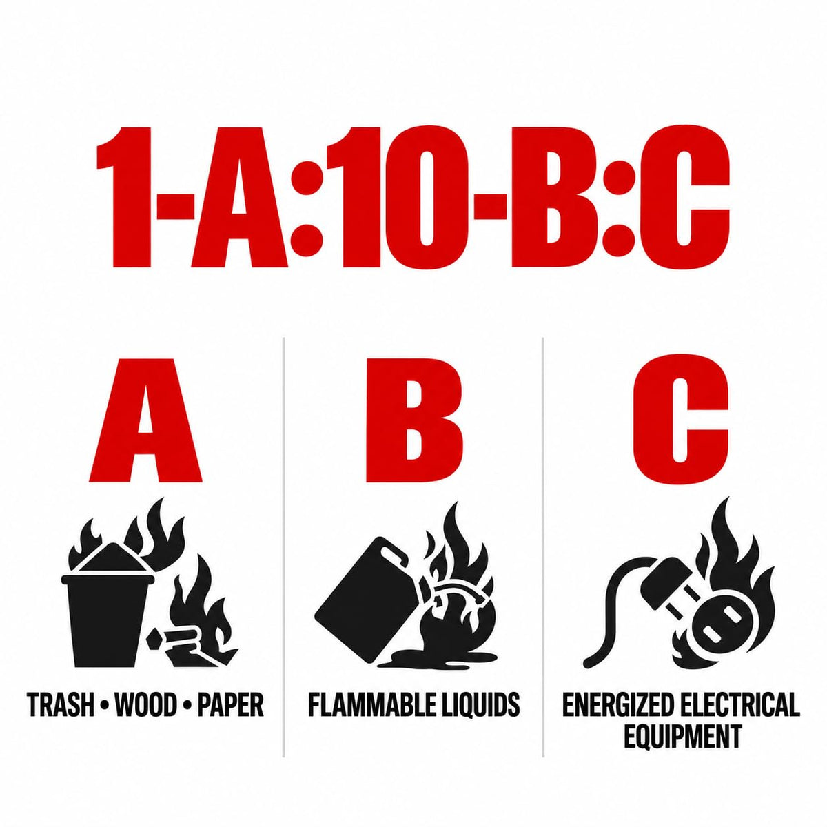 2.5 lb ABC Dry Chemical Fire Extinguishers 1-Pack J9127