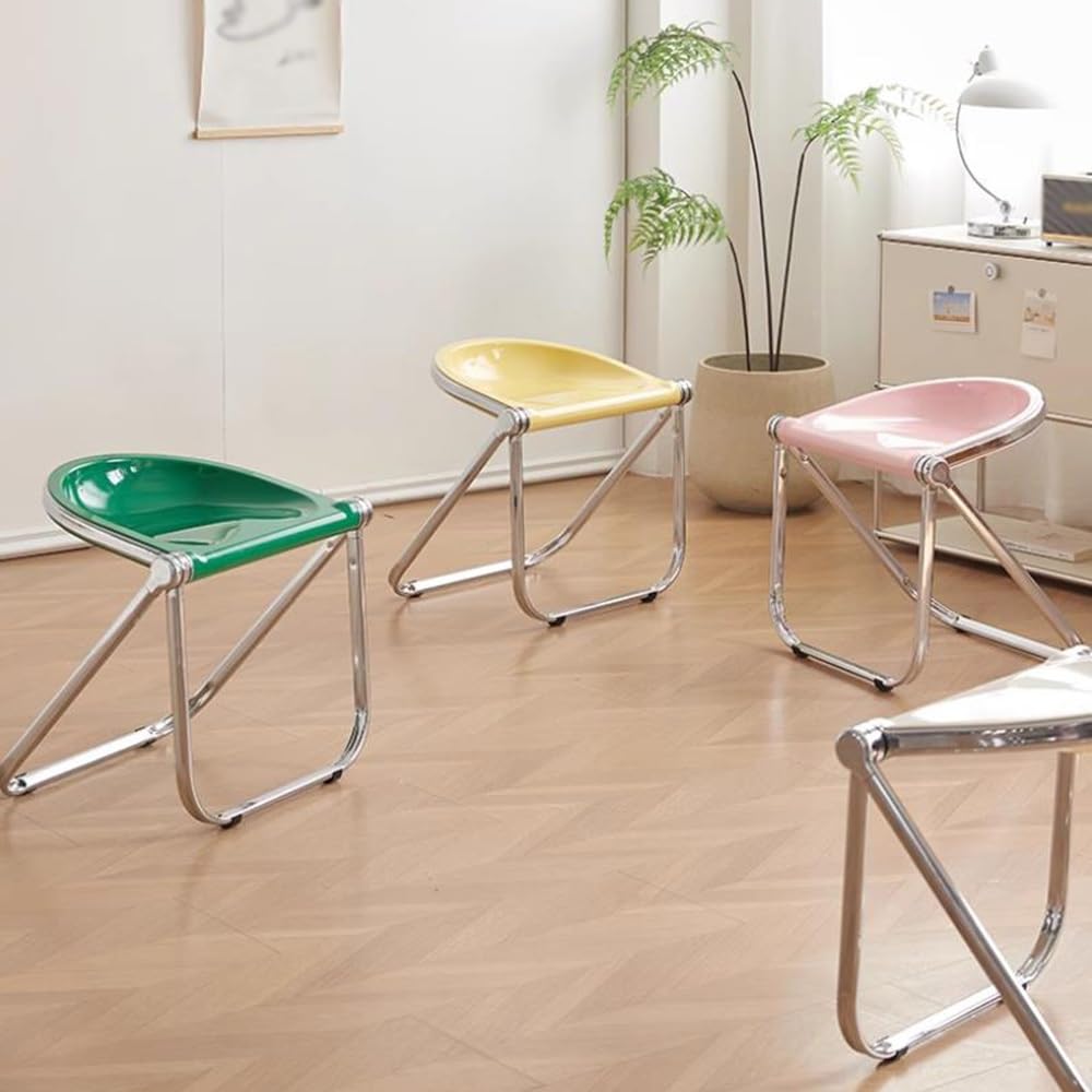 Clear Portable Folding Stool M51521