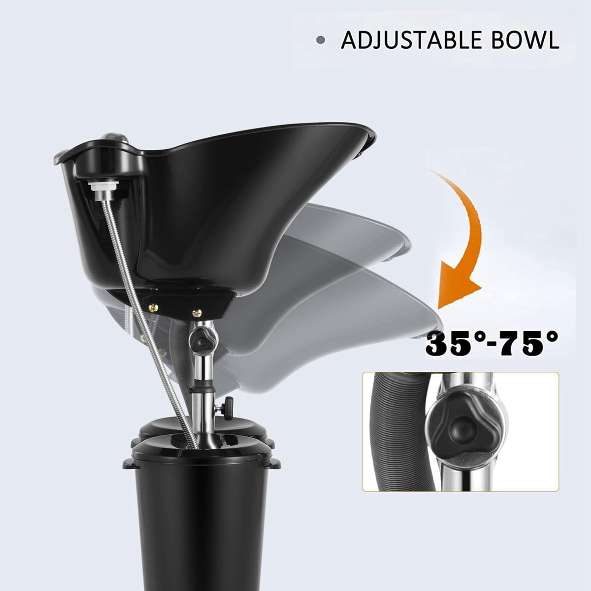 Portable Shampoo Bowl with Electric Pump S982530
