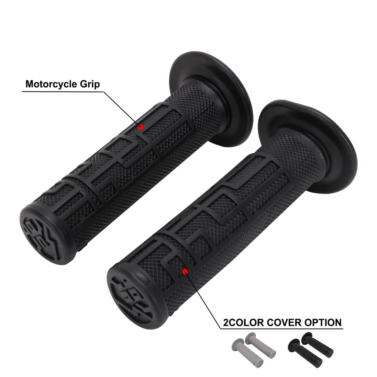 Black Handlebar Grips U289