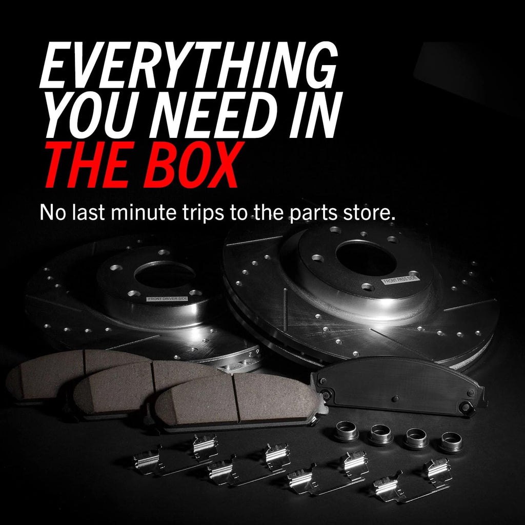 Brake Pad & Rotor Kit Front & Rear J184