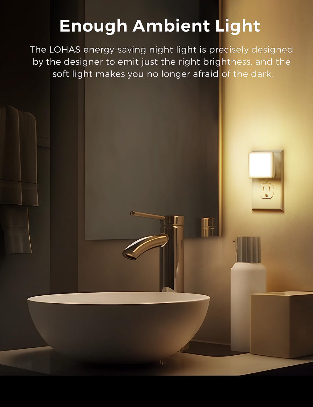 0.3W Plug in Night Lights 2-Pack U916