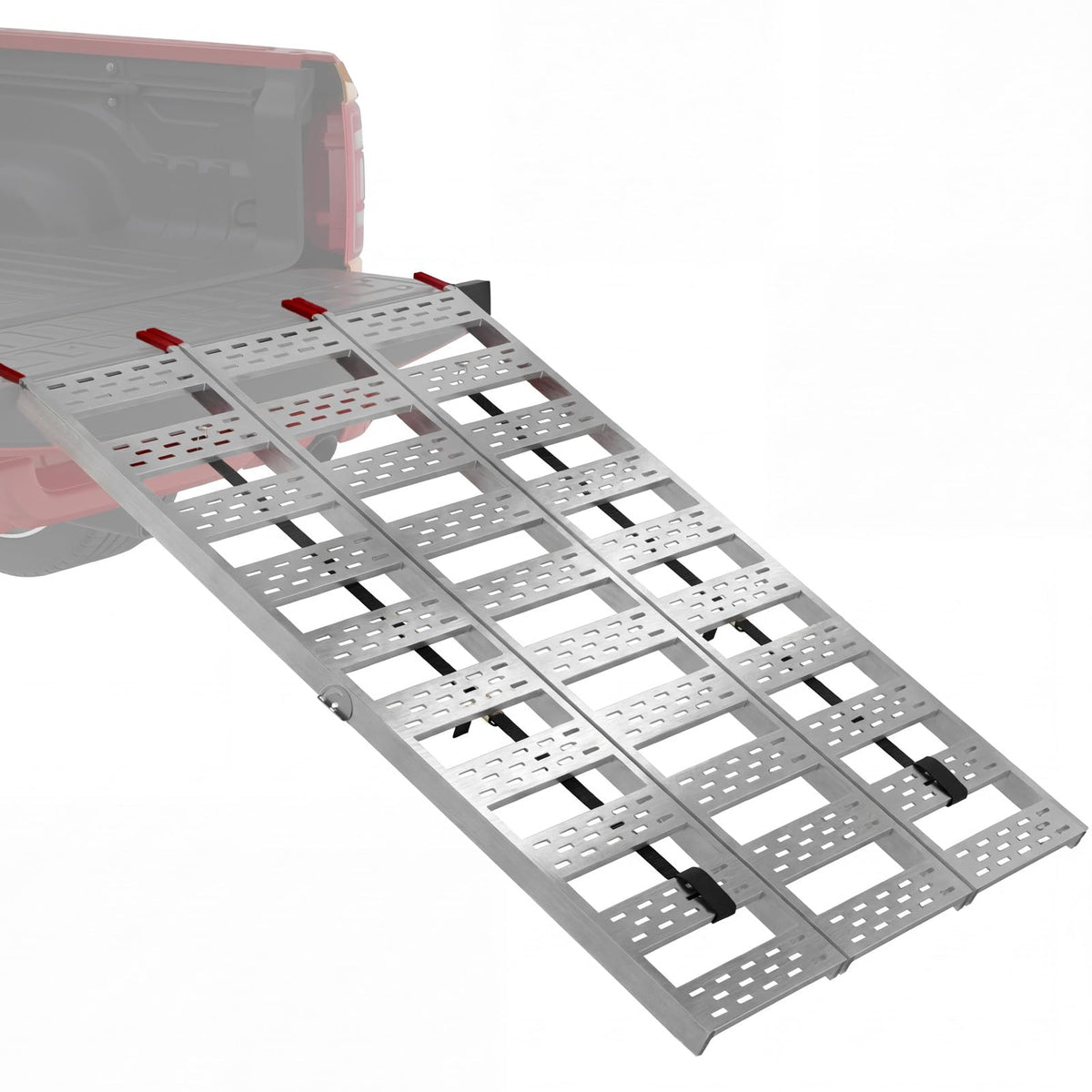 Tri-Fold Aluminum Loading Ramp, 1500 lbs Capacity, 76''L × 50''W S3677