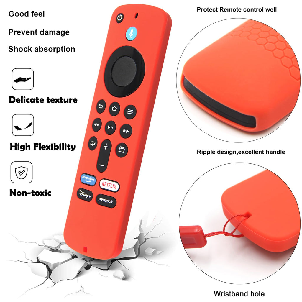 Silicone Remote Cover Case with Wrist Strap Z598