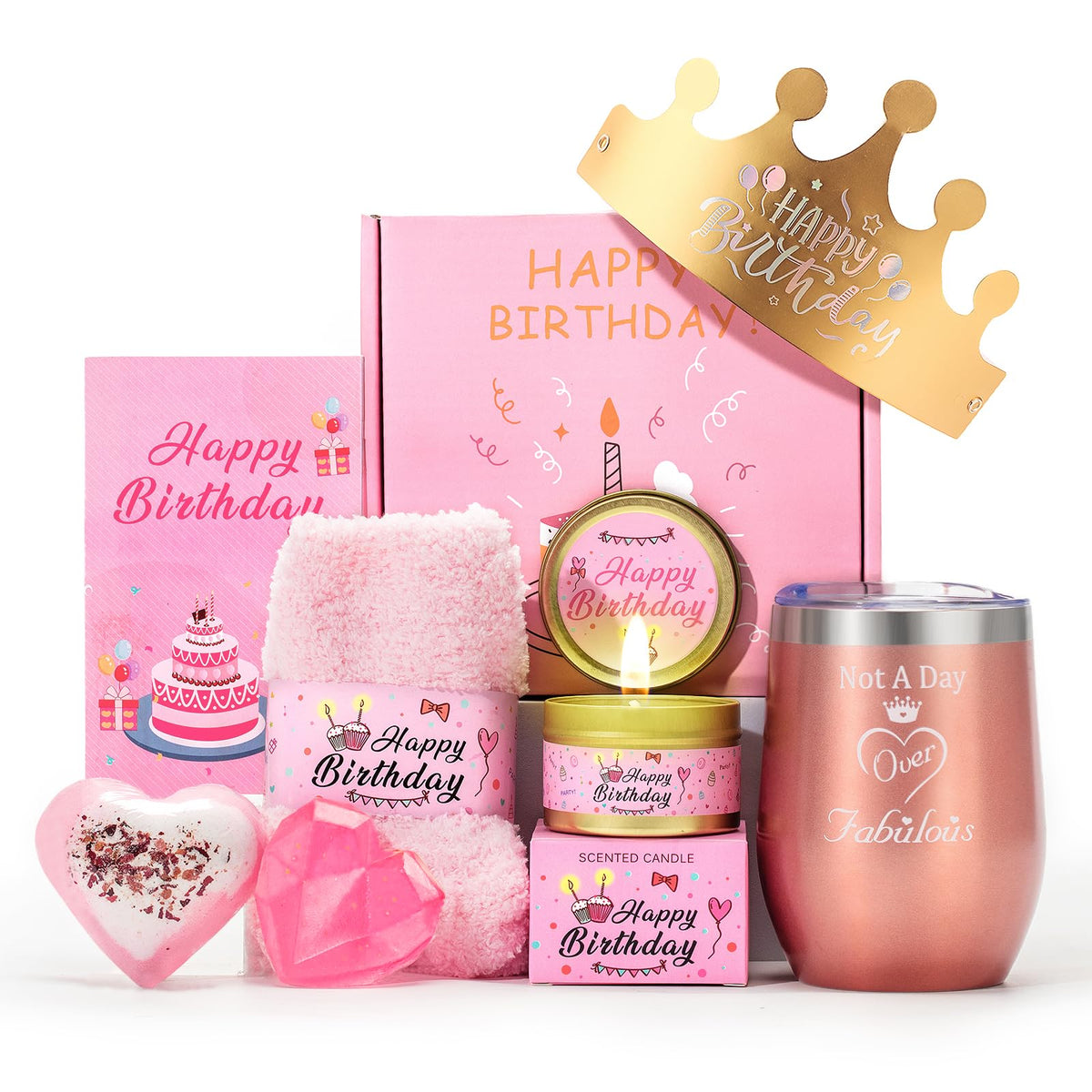 Pink Gift Basket Z136