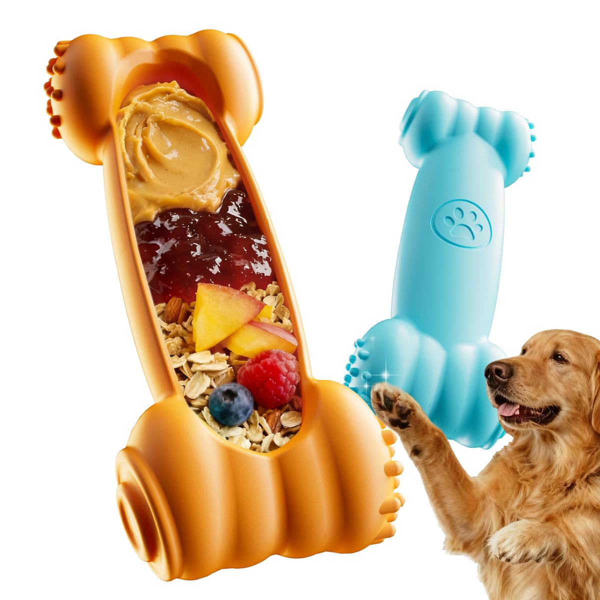 2-Pack Slow Feeder Chew Toy Y1640