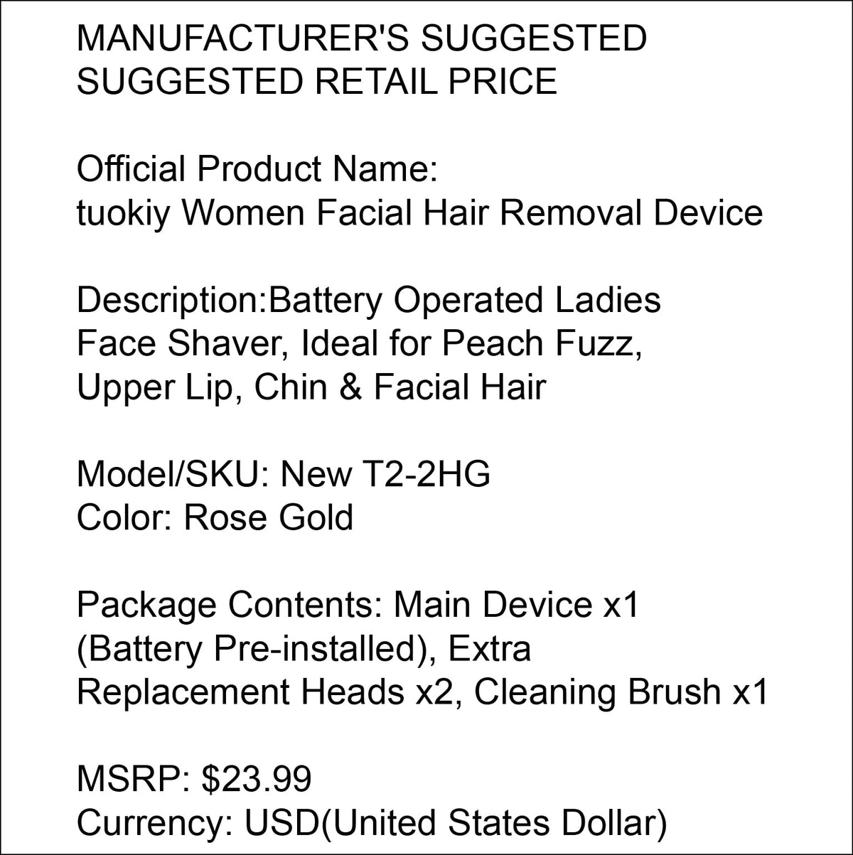 Battery Operated Facial Hair Remover D375265