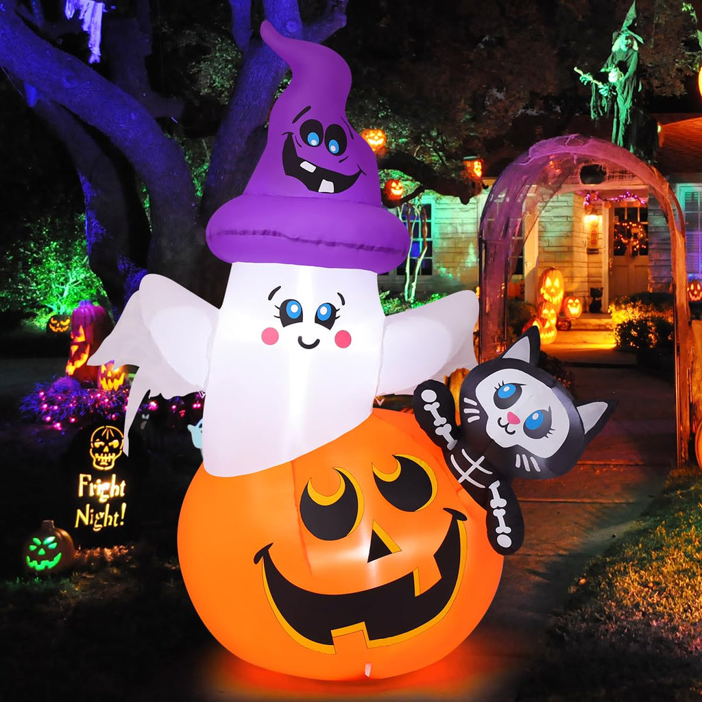 5 FT Halloween Inflatables with Built-in LEDs K7874
