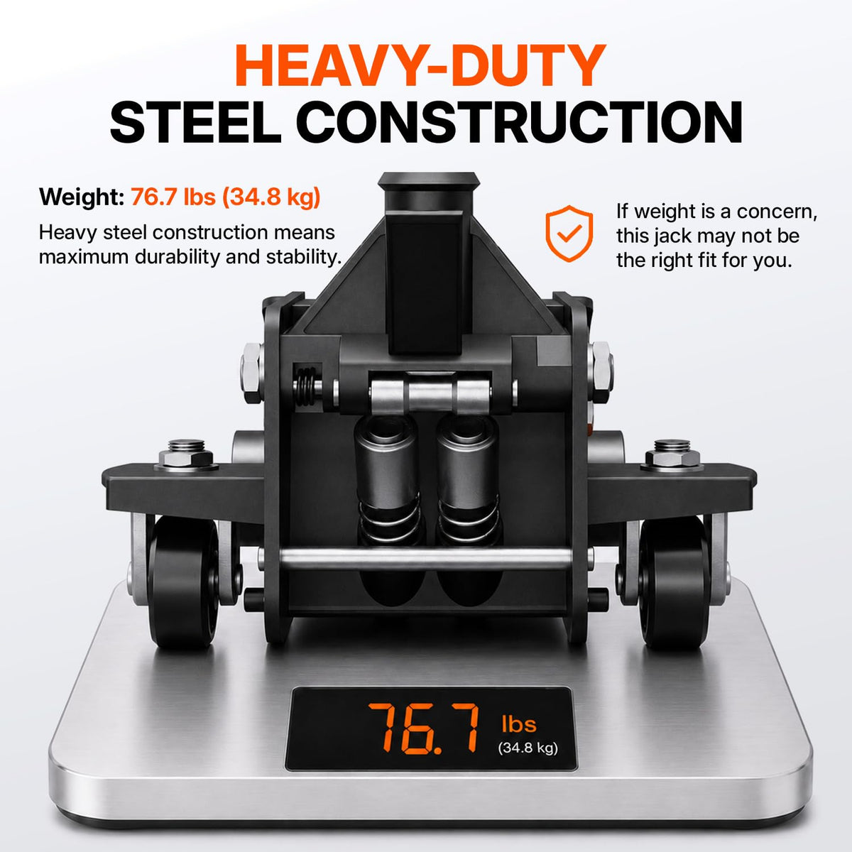 3 Ton Low Profile Hydraulic Steel Floor Jack L86349