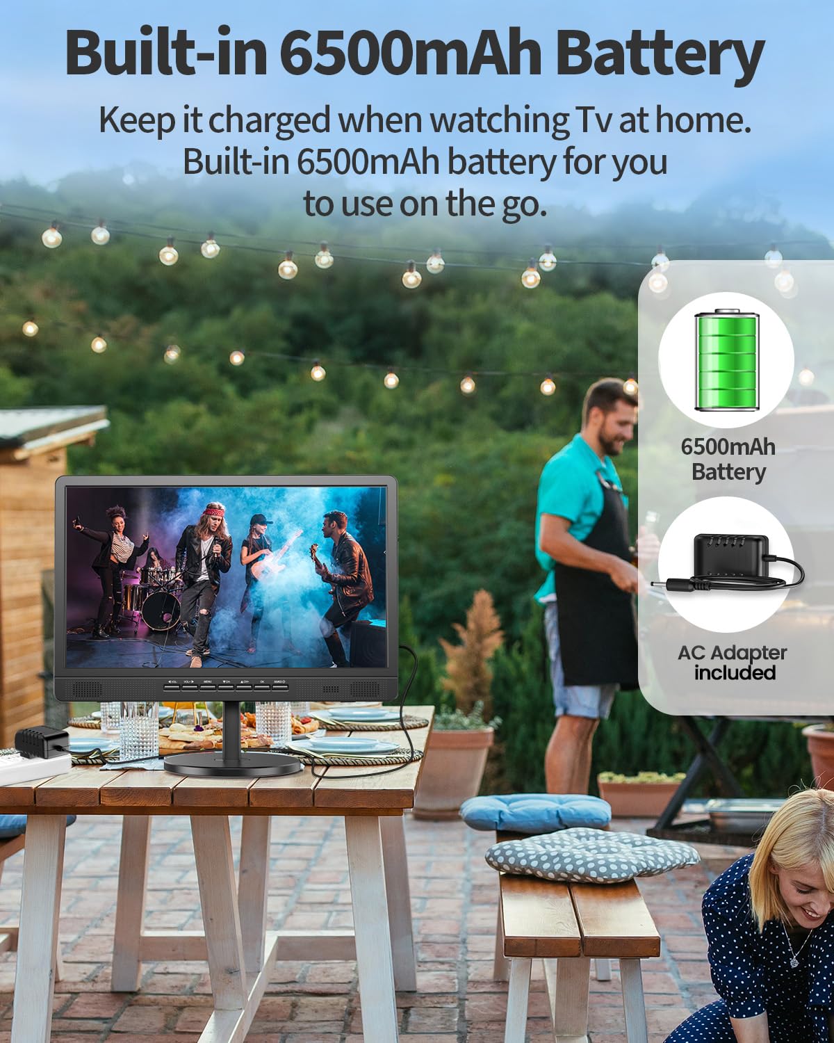 18.5" Portable TV with Antenna R506909