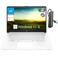 14 Inch Laptop, Intel Celeron N4500, 4GB RAM, 128GB Storage, Windows 11 S, Snowflake White E9515