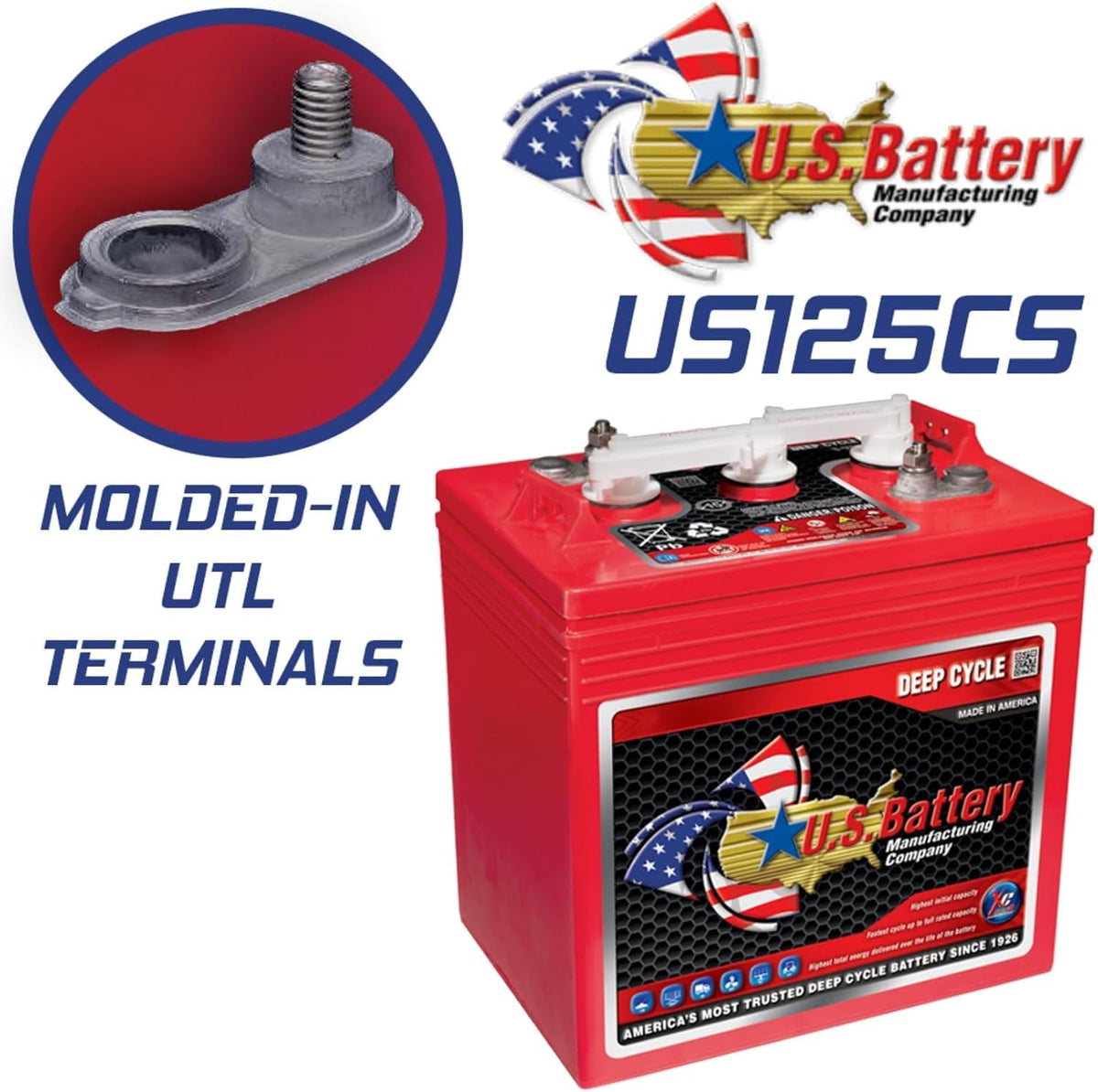 6V 240Ah Flooded Lead Acid Deep Cycle Battery x 4 V157479
