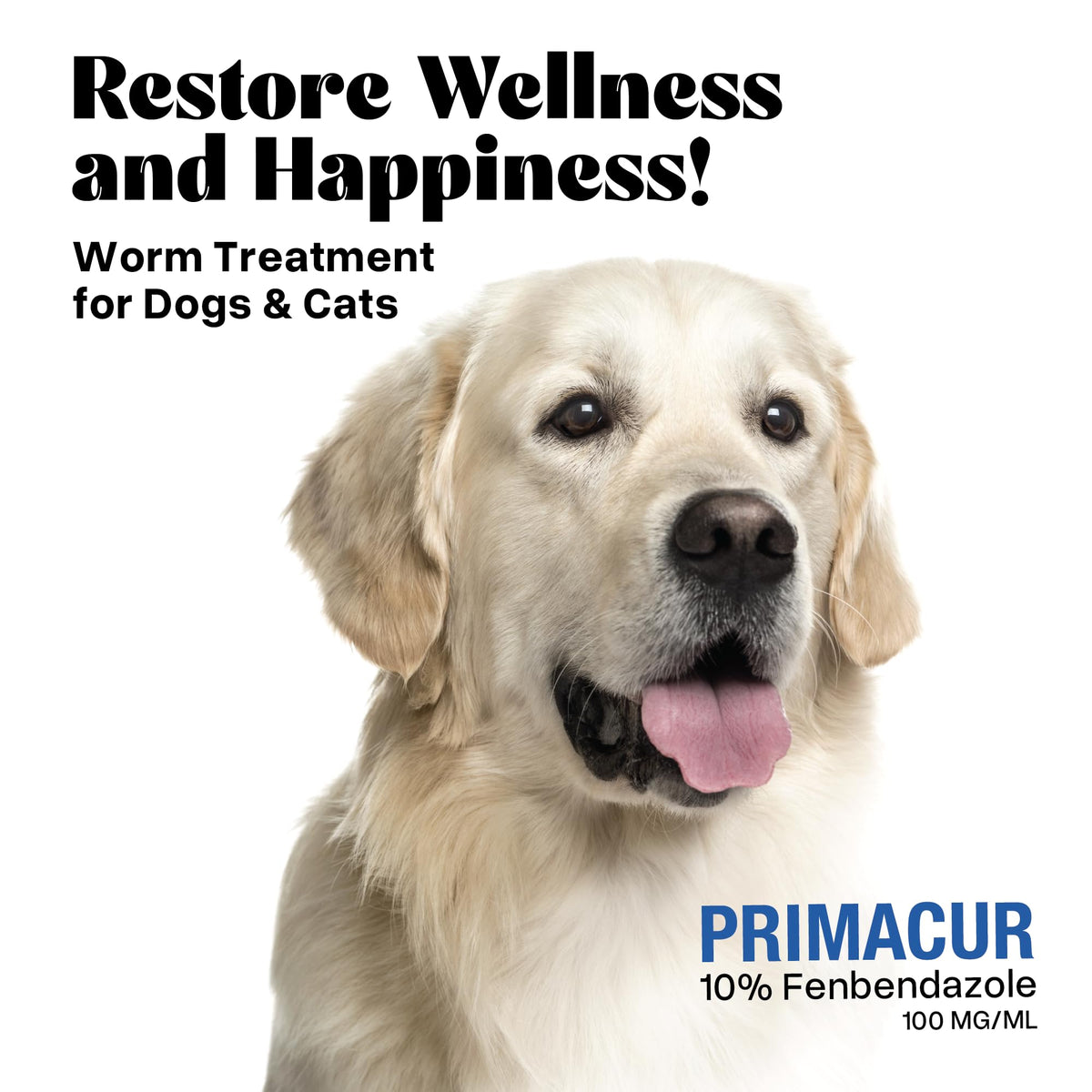 Broad-Spectrum Oral Suspension 10% for Dogs and Cats 120ML/4.1oz Bacon Flavor R203