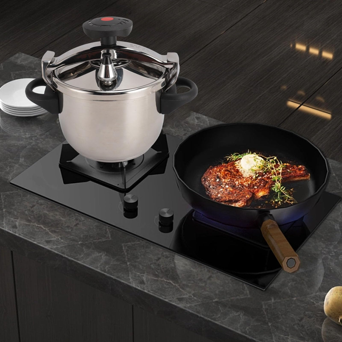 3L Stainless Steel Stove Top Pressure Cooker E15735