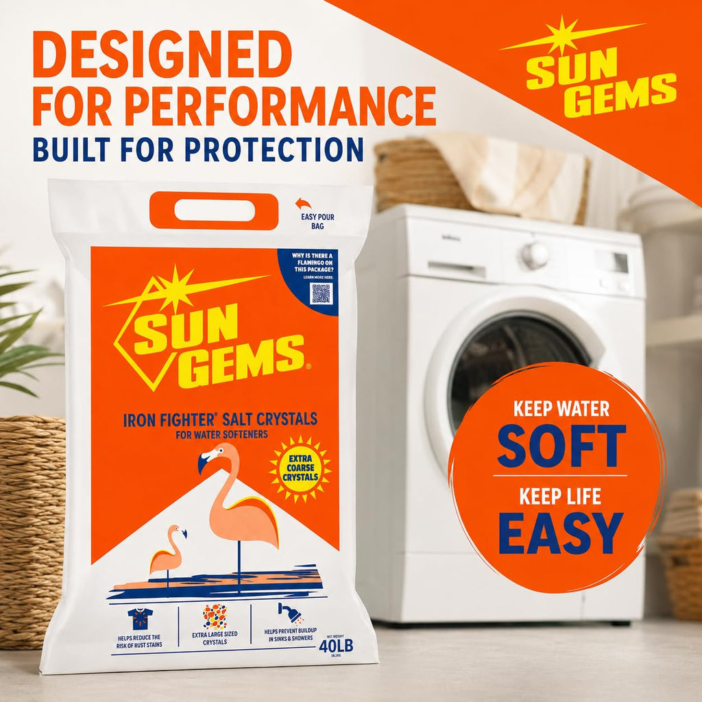 Water Softener Salt Crystals 40 lb 2 Pack G16731