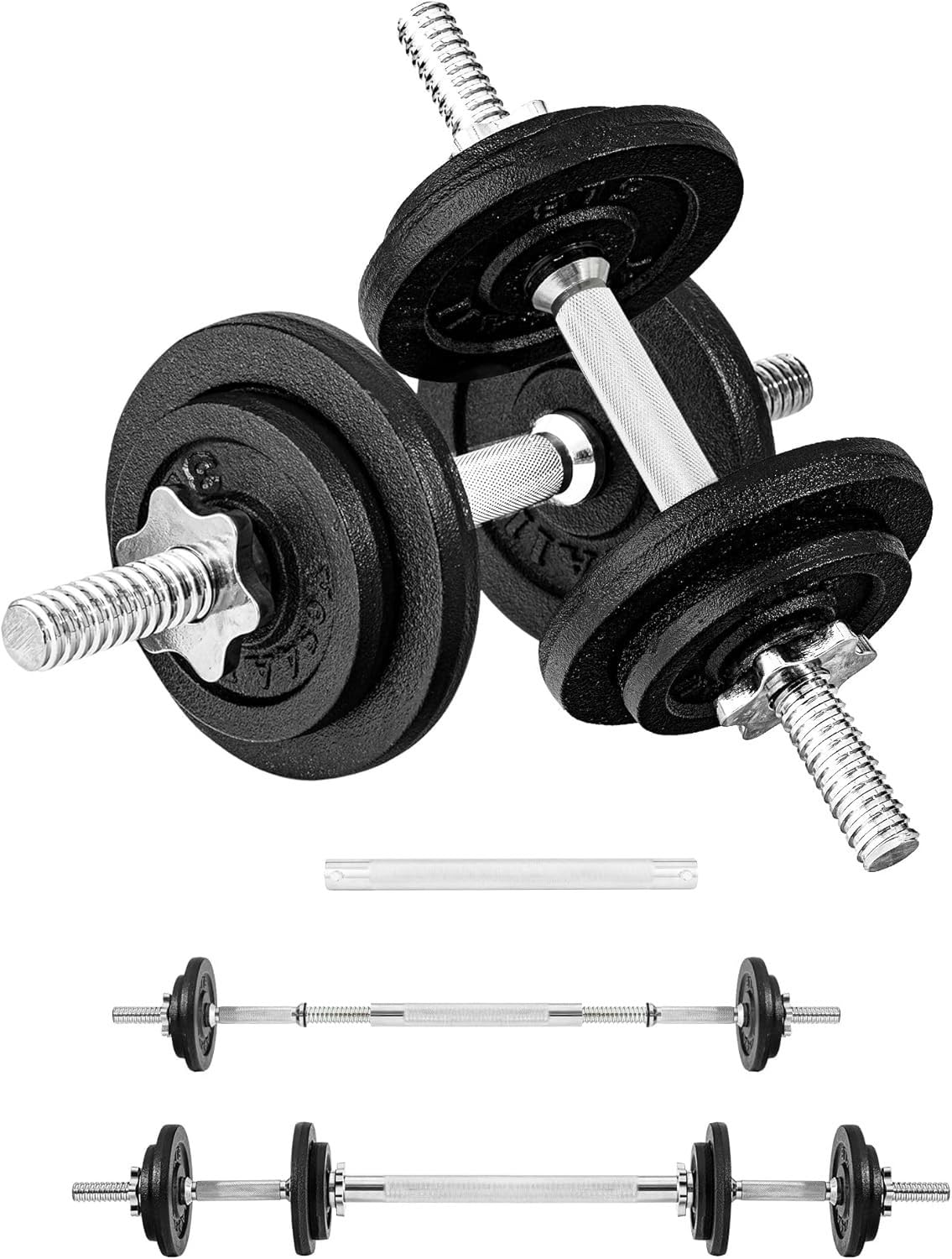 Adjustable Dumbbell Set with Weight Plates U473