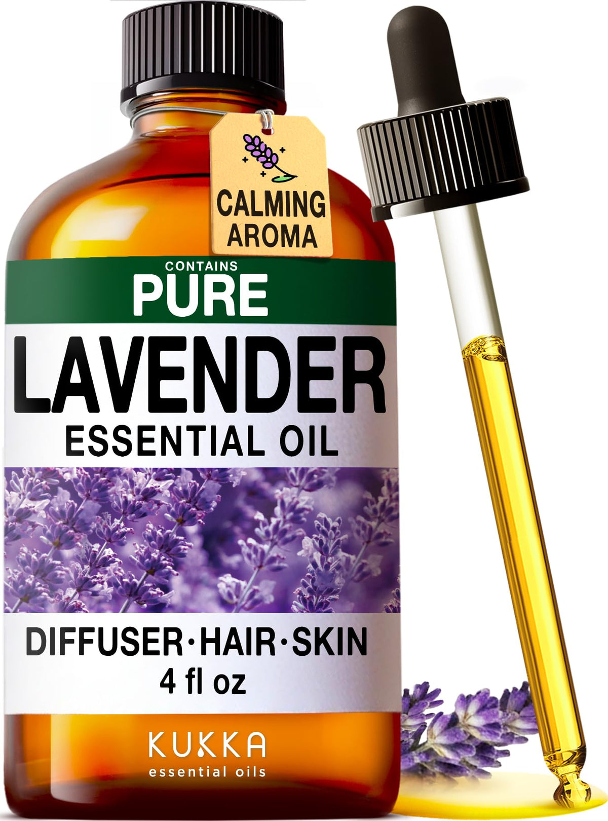 Rose & Lavender Essential Oils Set 2x4 fl oz B72341