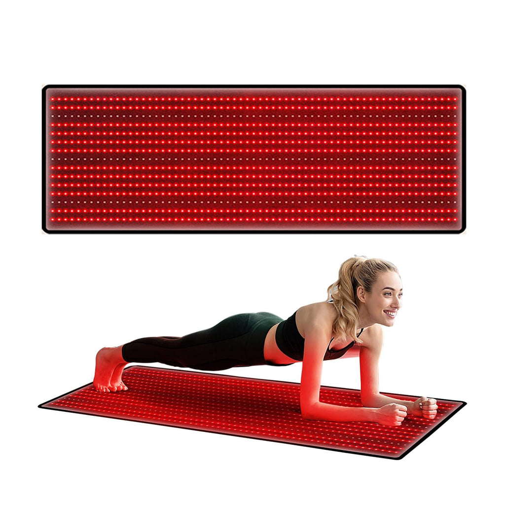 Red Light Therapy Mat 3840pcs LED 660nm 850nm 71''x 32'' E156