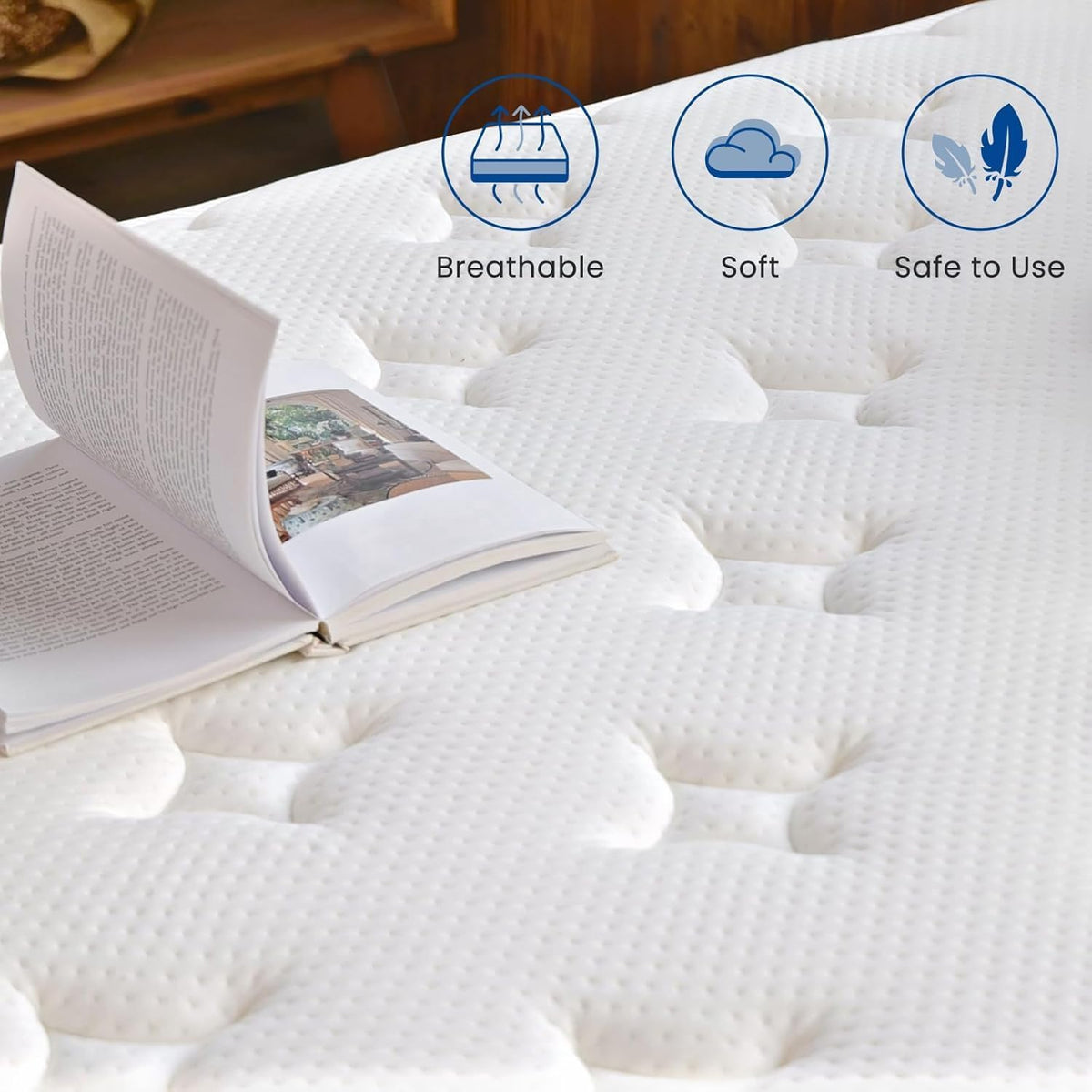 Twin XL 12 Inch Medium Firm Mattress X3648
