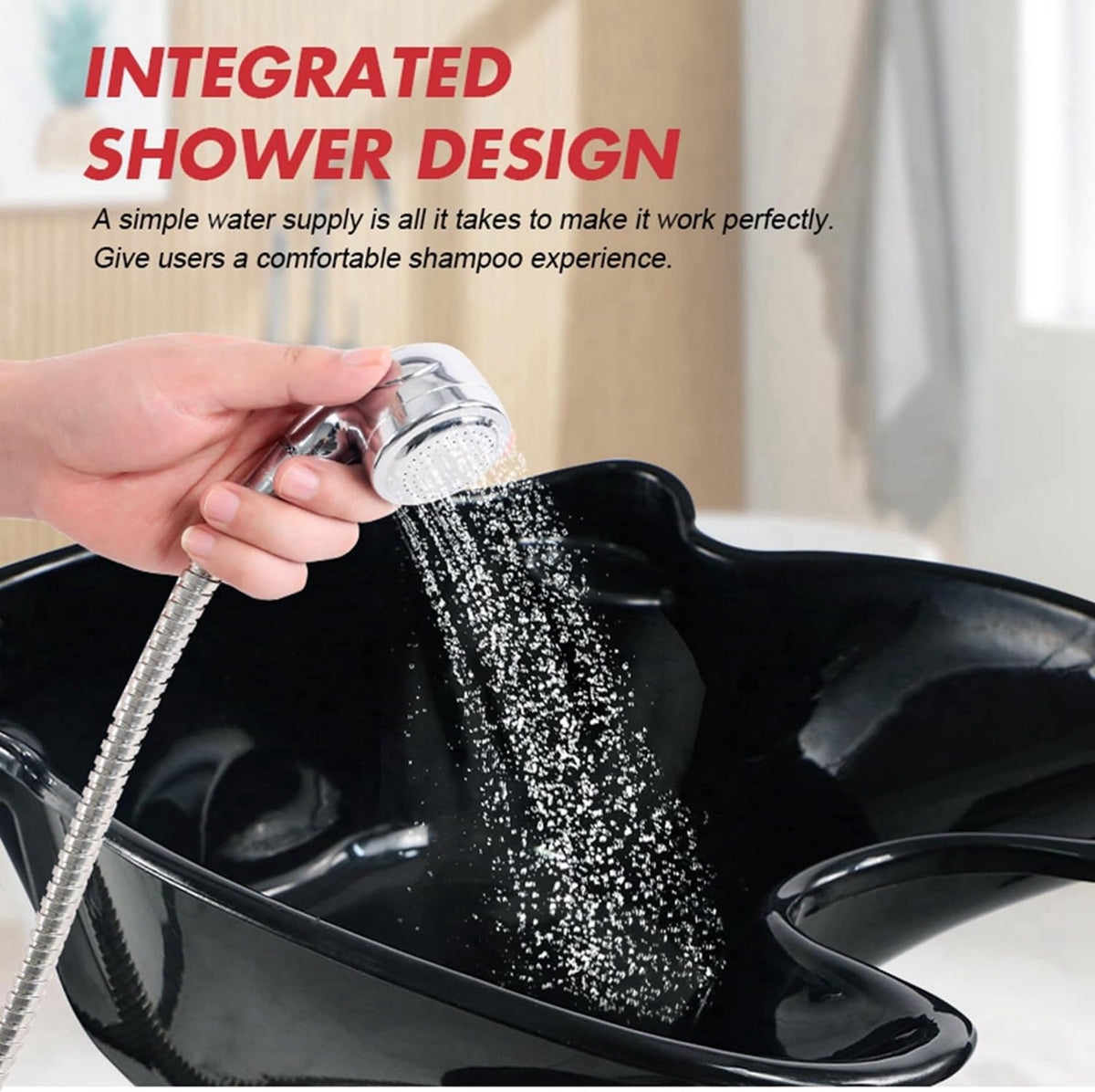 Portable Shampoo Bowl with Electric Pump S982530