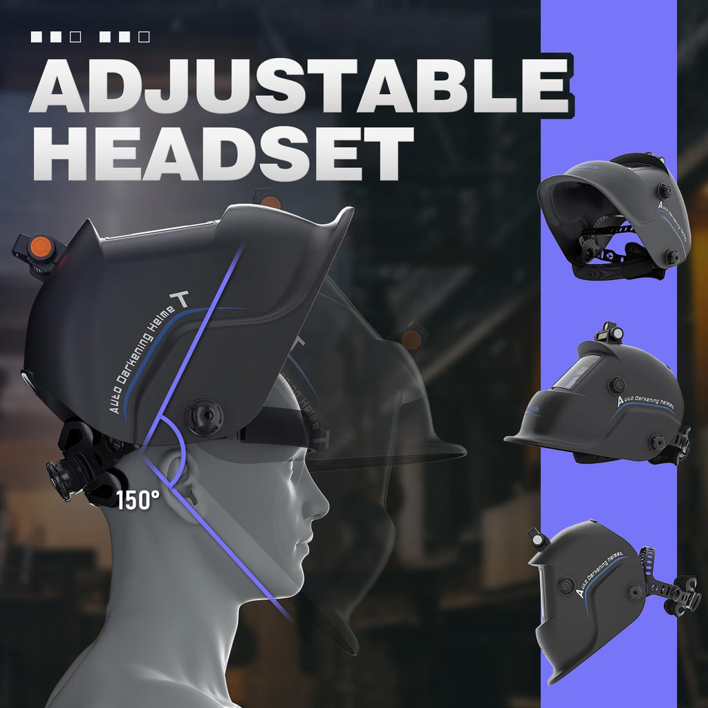Auto-Darkening Welding Helmet True Color Shade 4/9-13 Y99282