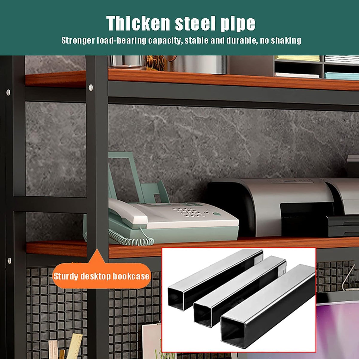 3-Tier Wood Desktop Bookshelf P61831