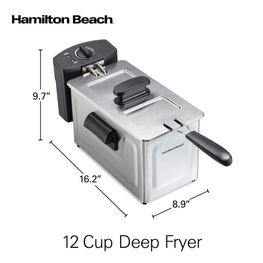 3 Liter Electric Deep Fryer with Basket E61667