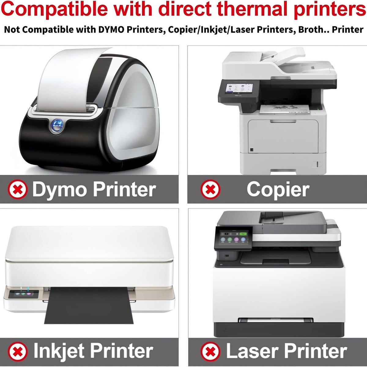 4x6 Thermal Labels 100/Stack M20183