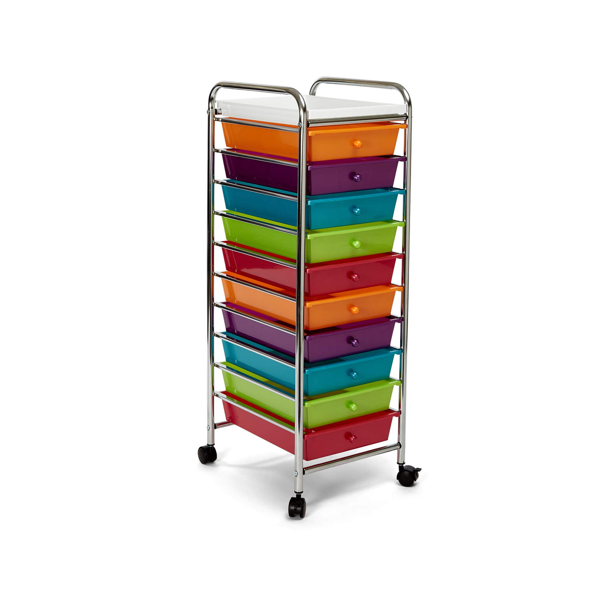 10 Drawer Rolling Storage Cart B195