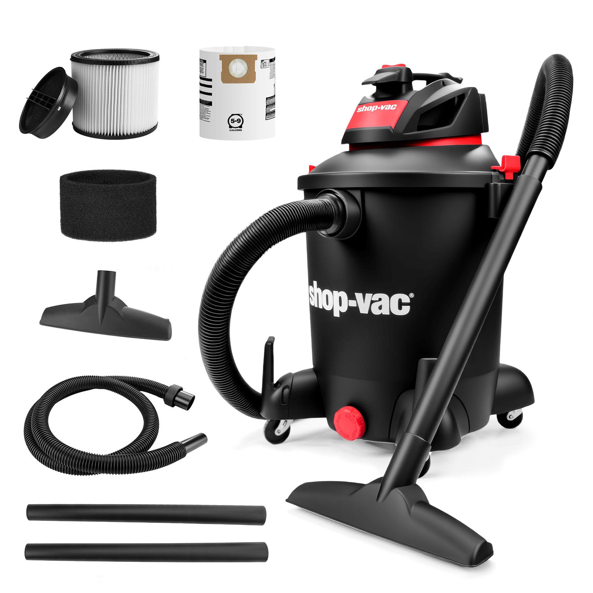 10 Gallon 4.5 Peak HP Wet/Dry Vacuum with Blower J2302